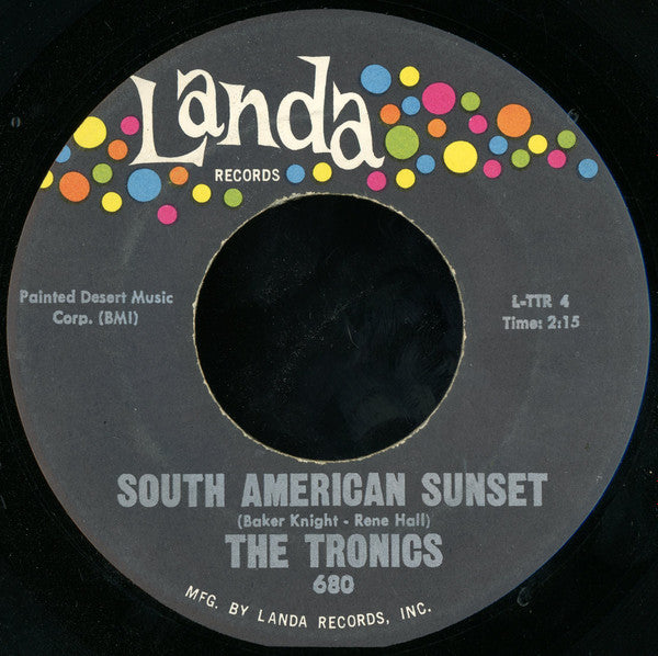 The Tronics : The Big Scroungy / South American Sunset (7")