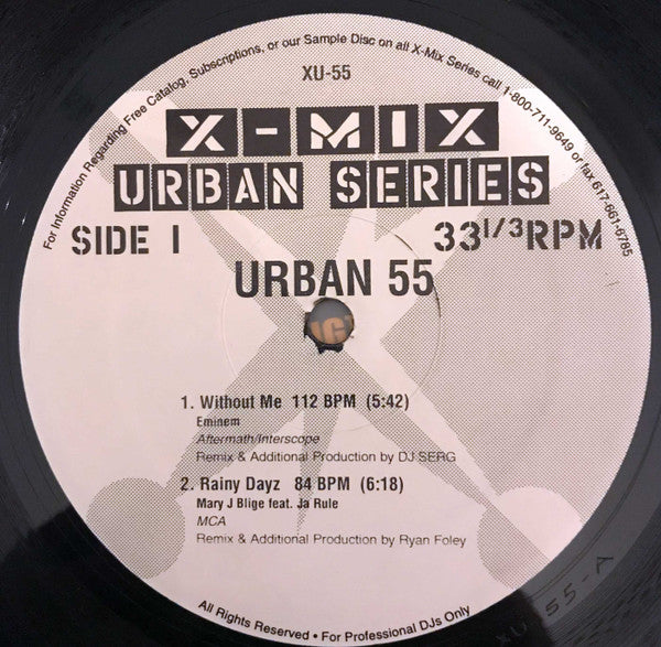 Various : X-Mix Urban Series 55 (12", Comp)