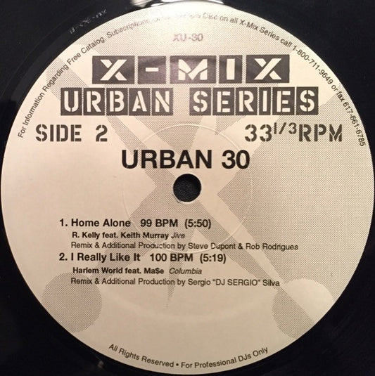 Various : X-Mix Urban Series 30 (12", Comp, Promo)