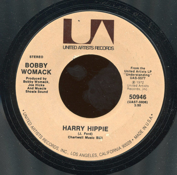 Bobby Womack : Sweet Caroline (Good Times Never Seemed So Good) (7", Styrene, Ter)