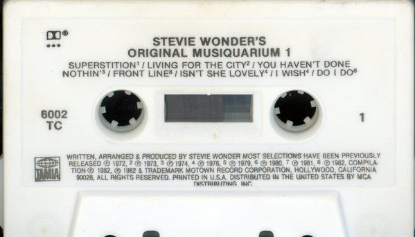 Stevie Wonder : The Original Musiquarium I (Cass, Comp, RE, Dol)
