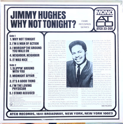 Jimmy Hughes : Why Not Tonight? (LP, Album, Comp, Mono, Pre)