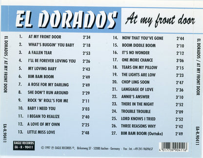 The El Dorados : At My Front Door (CD, Comp)
