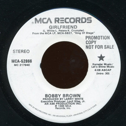 Bobby Brown : Girlfriend (7", Single, Promo)