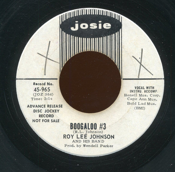 Roy Lee Johnson : So Anna Just Love Me (7", Single, Promo)