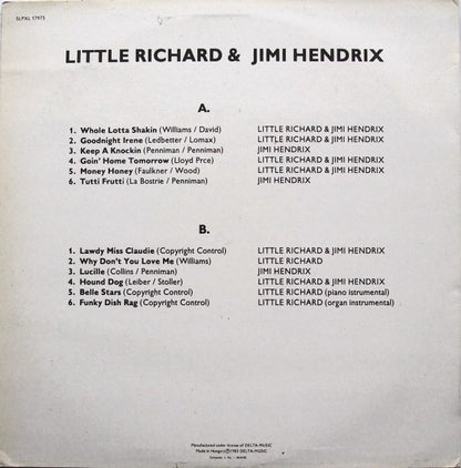 Little Richard & Jimi Hendrix : Little Richard & Jimi Hendrix (LP, Album)