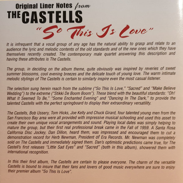 Castells : The Very Best Of The Castells (CD, Comp)