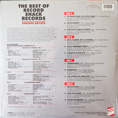 Various : The Best Of Record Shack Records (2xLP, Comp)