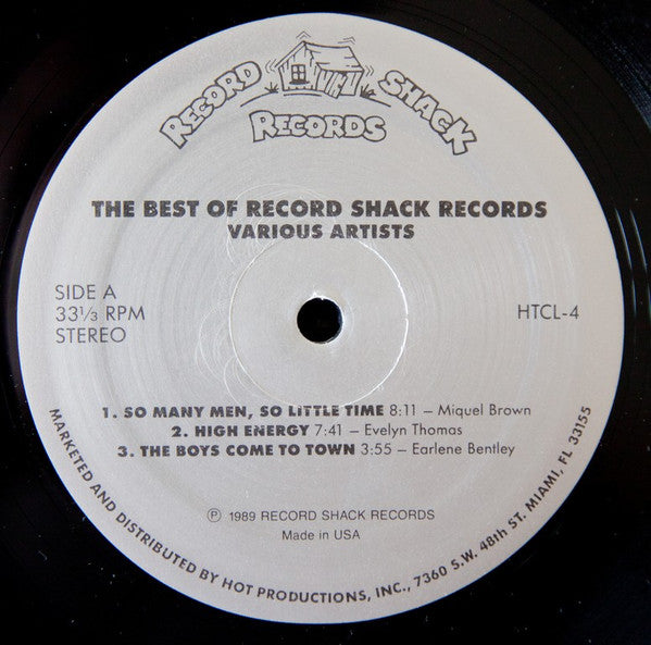 Various : The Best Of Record Shack Records (2xLP, Comp)
