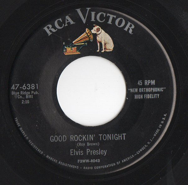 Elvis Presley : Good Rockin' Tonight / I Don't Care If The Sun Don't Shine (7", Single, RE, Ind)