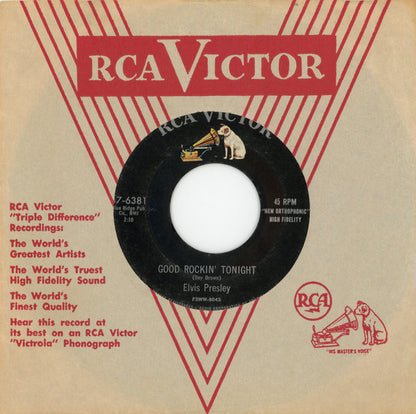 Elvis Presley : Good Rockin' Tonight / I Don't Care If The Sun Don't Shine (7", Single, RE, Ind)