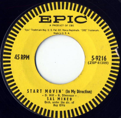 Sal Mineo (2) : Start Movin' (In My Direction) / Love Affair (7", Single, Styrene, Bri)