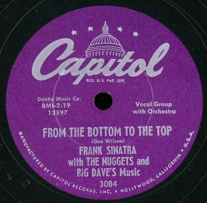Frank Sinatra with The Nuggets (2) and Big Dave And His Music : Two Hearts, Two Kisses (Make One Love) (10")