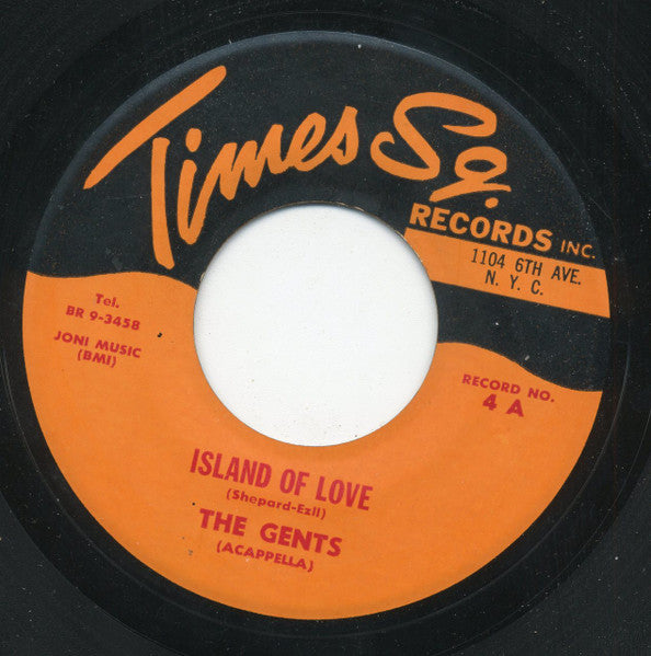 The Gents (20) / The Teen 5 : Island Of Love / Till The End Of Time (7", Single)