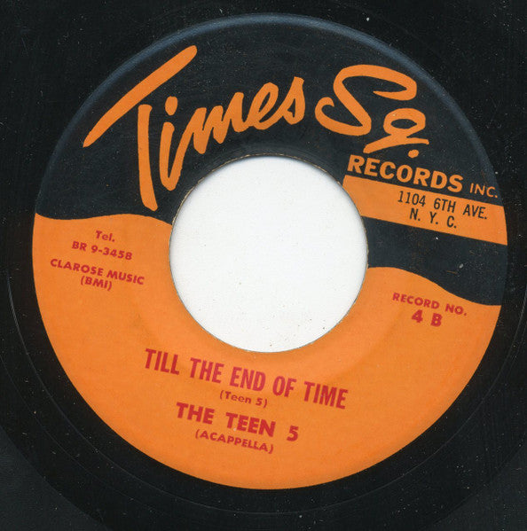 The Gents (20) / The Teen 5 : Island Of Love / Till The End Of Time (7", Single)