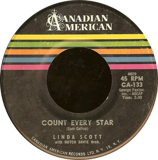 Linda Scott : Count Every Star / Land Of Stars (7", Single)