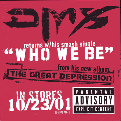 DMX : Who We Be (12", Single, Promo)