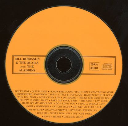 Bill Robinson And The Quails / The Aladdins (2) : Bill Robinson And The Quails Meet The Aladdins (CD, Comp)
