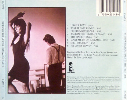 Steve Winwood : Back In The High Life (CD, Album, SRC)