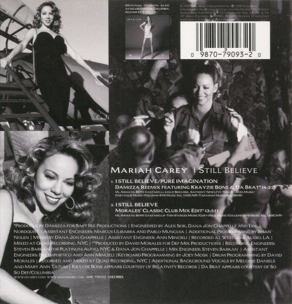 Mariah Carey : I Still Believe (CD, Single, Car)