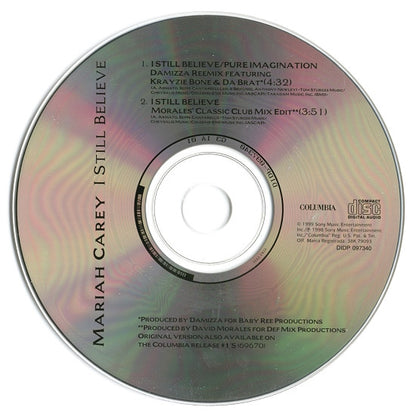 Mariah Carey : I Still Believe (CD, Single, Car)