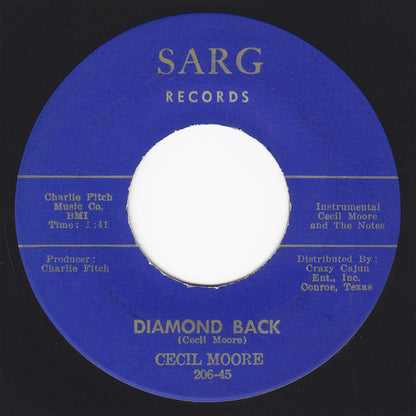 Cecil Moore (2) : Diamond Back / Rise And Shine (7", Single)