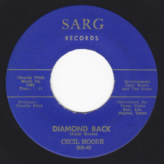 Cecil Moore (2) : Diamond Back / Rise And Shine (7", Single)