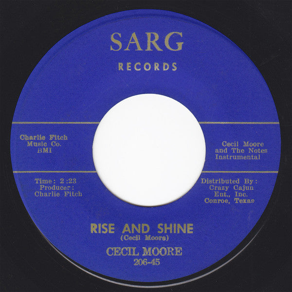 Cecil Moore (2) : Diamond Back / Rise And Shine (7", Single)