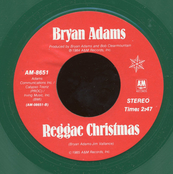 Bryan Adams : Christmas Time (7", Single, Styrene, Gre)