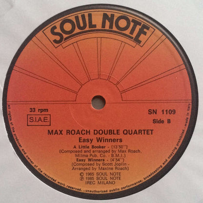 Max Roach Double Quartet : Easy Winners (LP, Album)