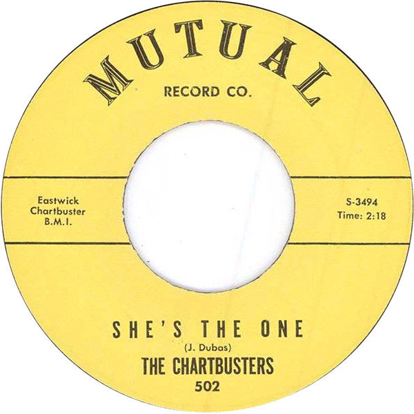 The Chartbusters (2) : She's The One (7", Single)