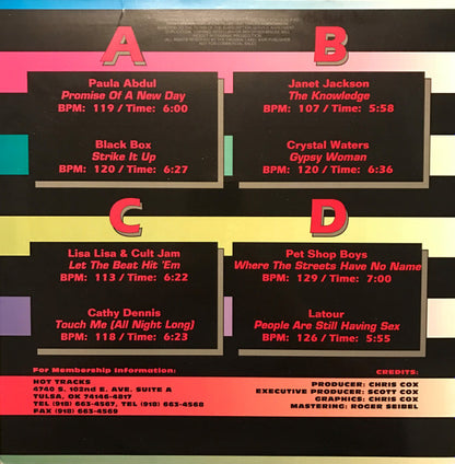 Various : Hot Tracks - The Best Of 1991 (2x12", Comp, Promo)