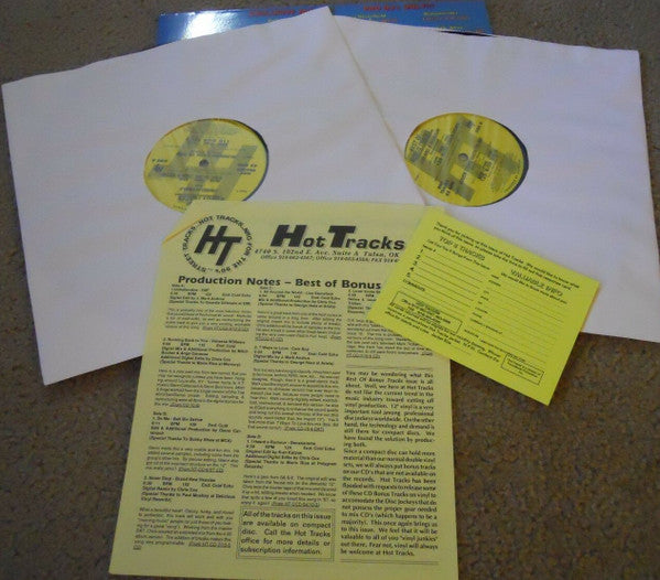 Various : The Best Of The Bonus Tracks Volume 1 (2x12", Comp, Promo)