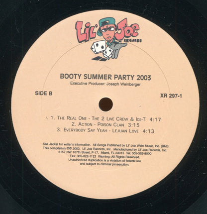 Various : Booty Summer Party 2003 (2xLP, Comp)
