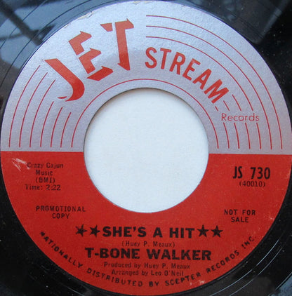 T-Bone Walker : She's A Hit / T-Bones Back (7", Single, Promo, Styrene)