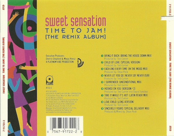 Sweet Sensation : Time To Jam! [The Remix Album] (CD, Album, SRC)