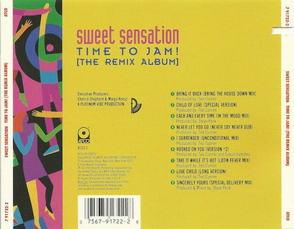 Sweet Sensation : Time To Jam! [The Remix Album] (CD, Album, SRC)