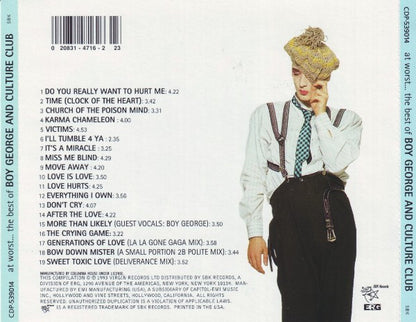 Boy George And Culture Club : At Worst... The Best Of (CD, Comp, Club)