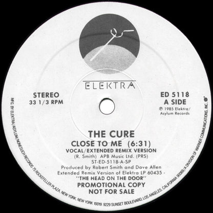 The Cure : Close To Me (12", Single, Promo)