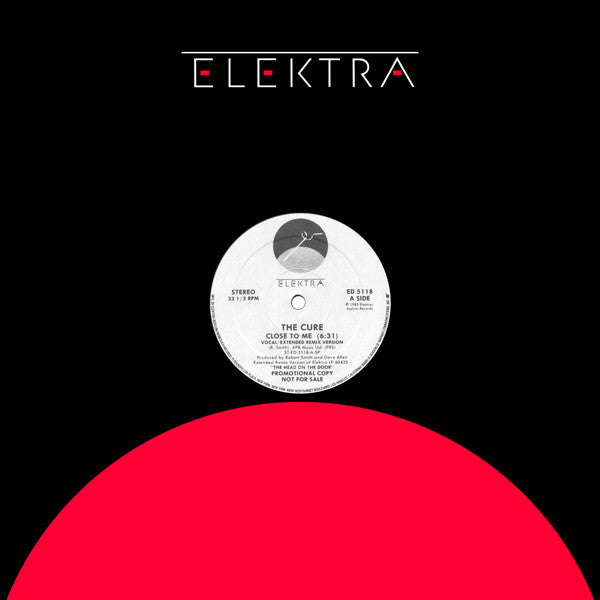 The Cure : Close To Me (12", Single, Promo)