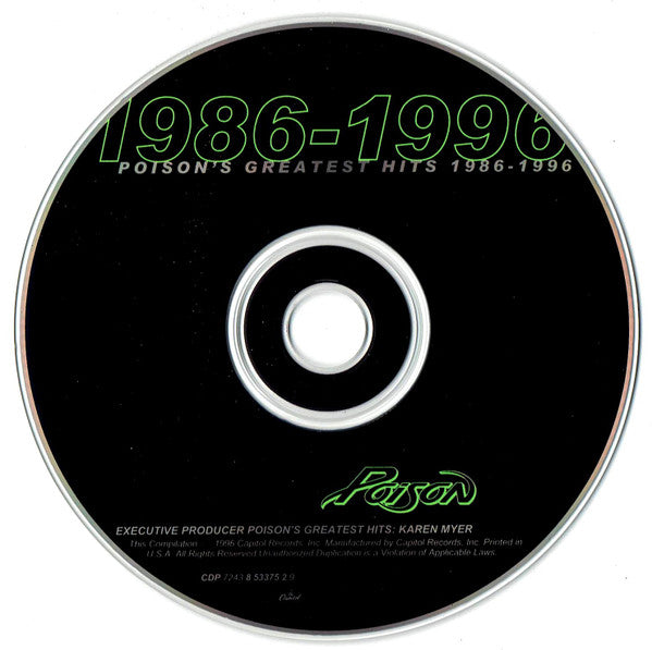 Poison (3) : Poison's Greatest Hits 1986-1996 (CD, Comp)