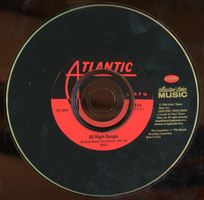 Various : All Night Boogie The Great Atlantic Vocal Groups - Vol. Two (2xCD, Comp)