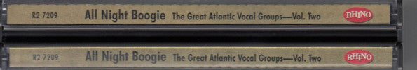 Various : All Night Boogie The Great Atlantic Vocal Groups - Vol. Two (2xCD, Comp)