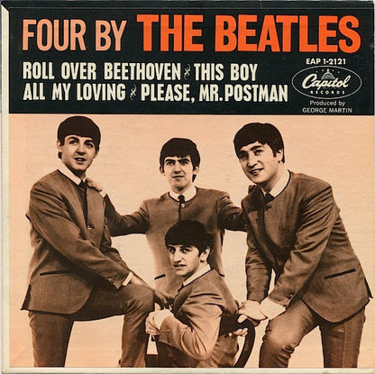 The Beatles : Four By The Beatles (7", EP, Mono, Scr)