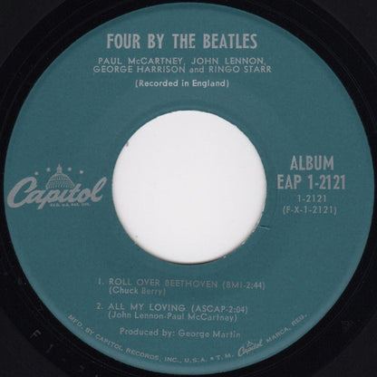 The Beatles : Four By The Beatles (7", EP, Mono, Scr)