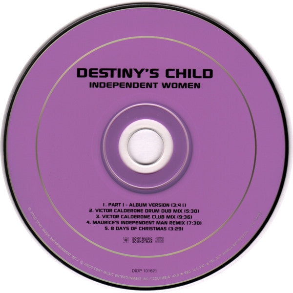 Destiny's Child : Independent Women (CD, Maxi)