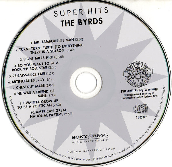 The Byrds : Super Hits (CD, Comp, RE)