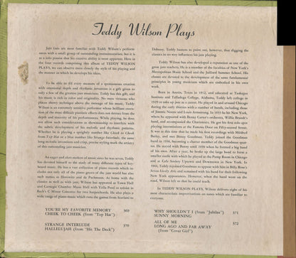 Teddy Wilson : Teddy Wilson Plays (4xShellac, 10", Album)