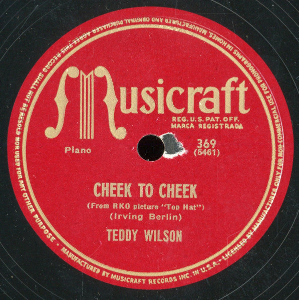 Teddy Wilson : Teddy Wilson Plays (4xShellac, 10", Album)