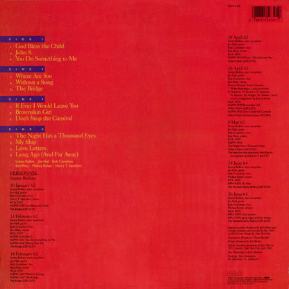 Sonny Rollins Featuring Jim Hall : The Quartets (2xLP, Comp, RM)
